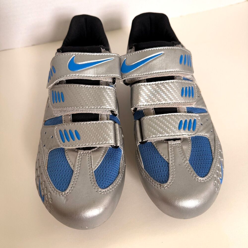 Nike Altea II Women's Cycling Shoes Size US 8  EUR 39 Chrome & Lake Blue - Picture 3 of 11